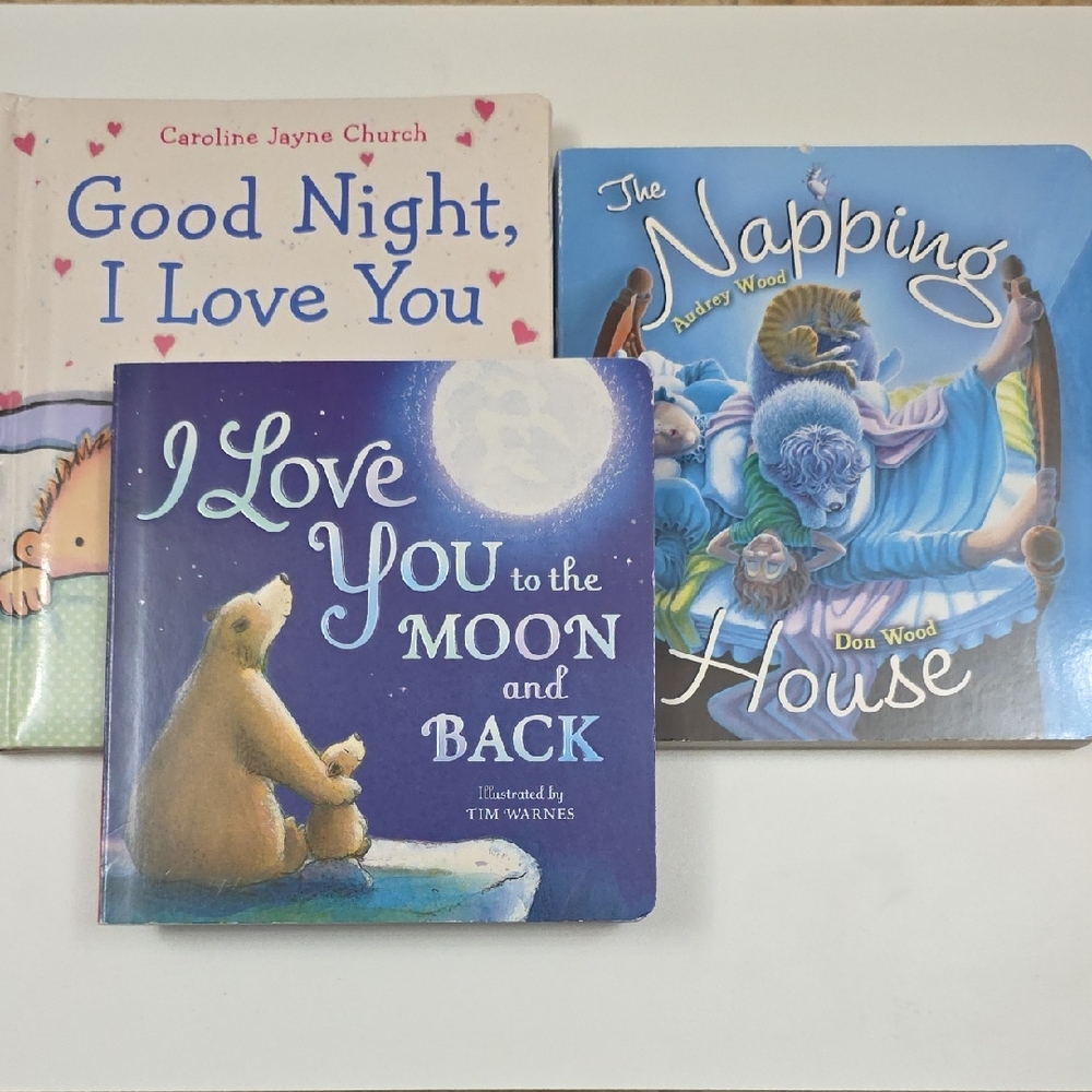 Bedtime Storybook Set Of 3- Board Books
